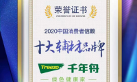 千年舟板材榮膺“2020中國消費(fèi)者信賴十大家居品牌”稱號(hào)