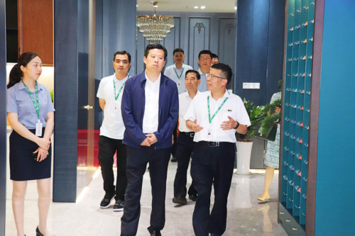 新疆自治區(qū)市場監(jiān)管局副局長王軍一行蒞臨千年舟集團調(diào)研“品字標”品牌建設(shè)工作