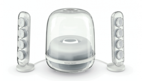 哈曼卡頓SOUNDSTICKS4全新一代無線水晶藍(lán)牙音箱