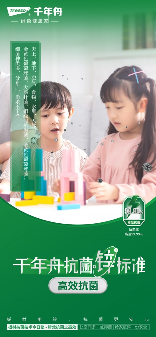 “鋅”時代抗菌四邊形頂點大師 千年舟開啟抗菌鋅標準