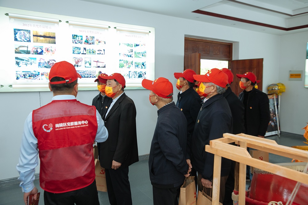 泰州海陵區(qū)唐甸村“透過非遺話村史，樹立自信展未來”主題黨日