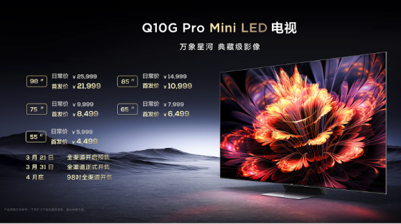 2023年電視TOP級別已定？TCL Q10G Pro榜上有名