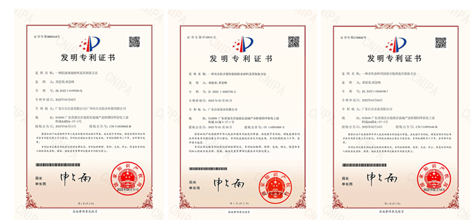 臺實再添三項發(fā)明專利！