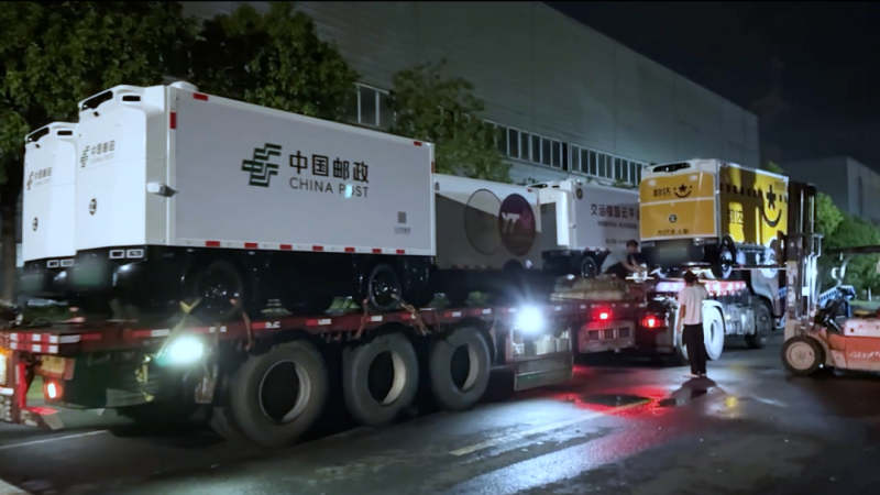 全力以赴 | 九識智能無人物流車全國火熱交付中！